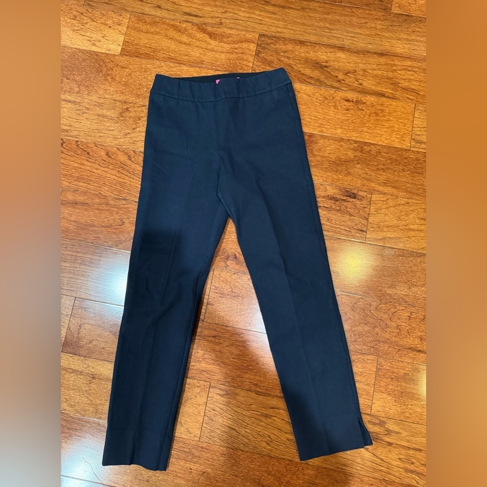Lilly Pulitzer Navy Blue Slim Trouser Pants Size 4